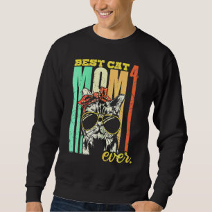 Cats Mamma Best Cat Mamma Forever Lång Ärmad Tröja