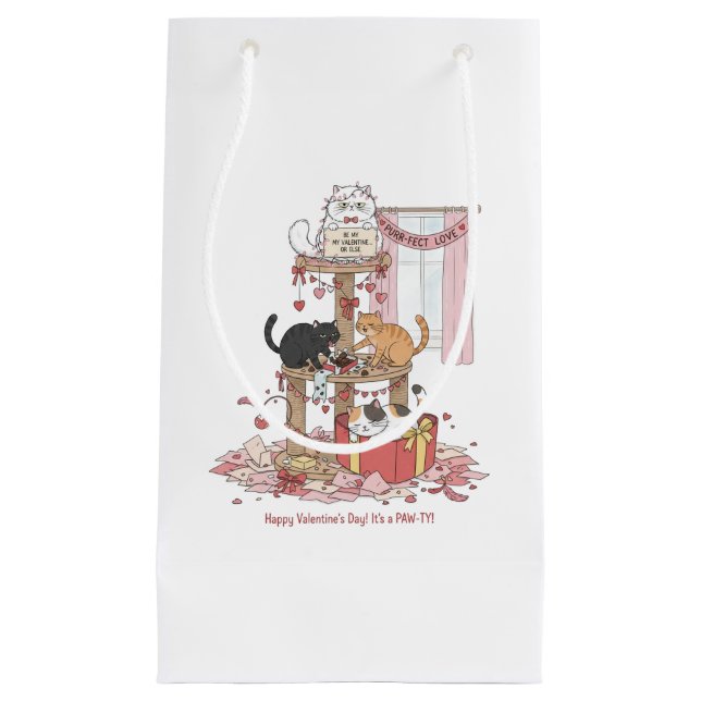  Cat's Meow Valentine's Day Gift Bag (Framsidan)