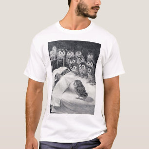 Cats Nightmare Uggla Bird, Louis Wain T Shirt