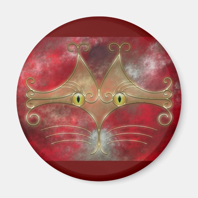 Cats-Öga Magnet (Framsidan)