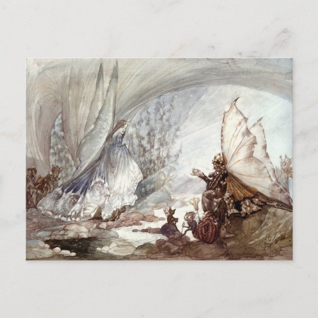 ’Cats-Öga Woos Moonstone’ Vykort (Framsida)