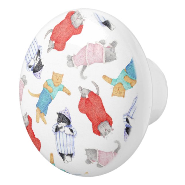 CATS PAJAMAS Ceramic Drawer Knob Knopp (Höger)