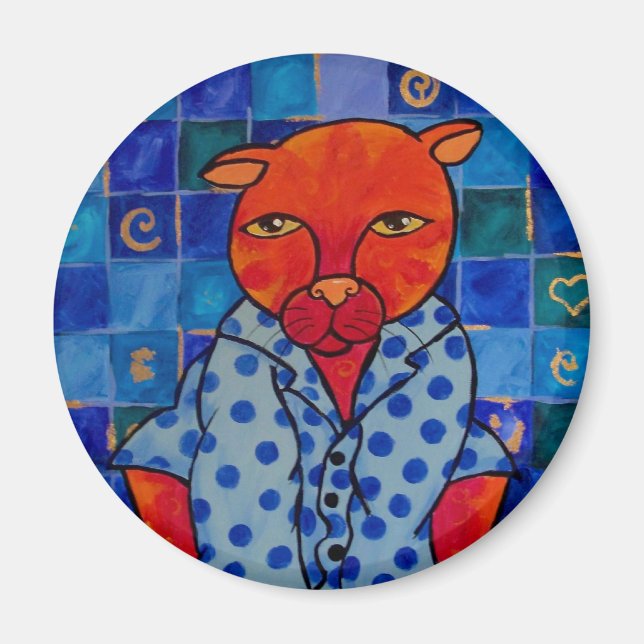 Cats Pajamas Magnet (Framsidan)