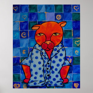 Cats Pajamas Poster