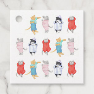 CATS PAJAMAS Square Gift Märkres Gåvor Etiketter