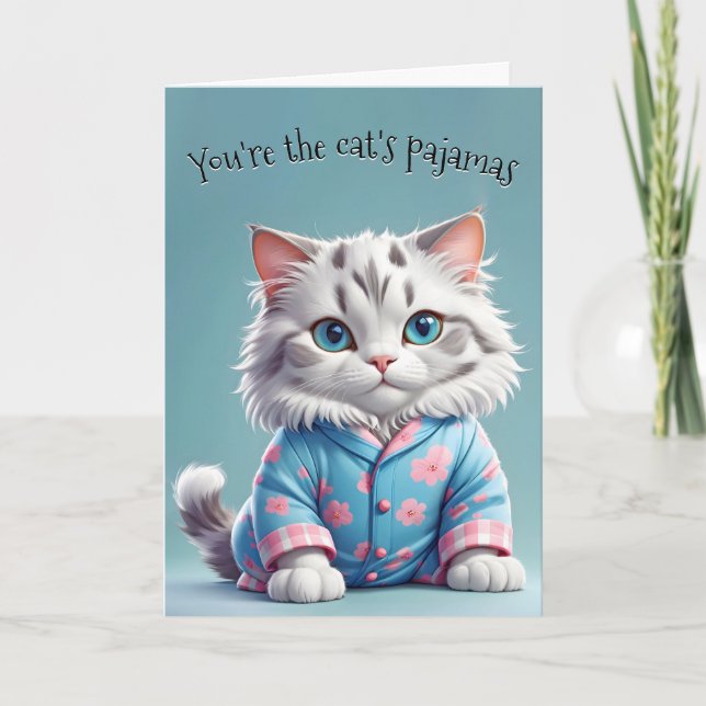 Cats Pajamas Tack Kort (Framsida)