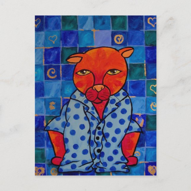 Cats Pajamas Vykort (Framsida)