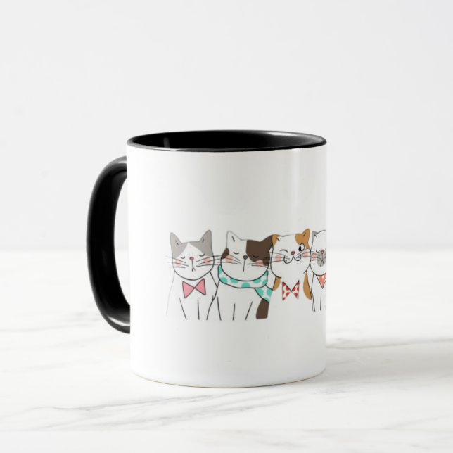 Cats Party Mugg (Framsida vänster)