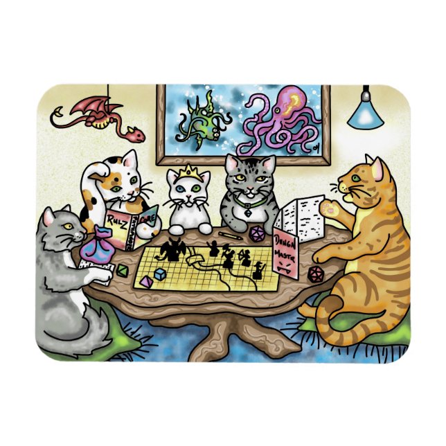 Cats Pathfinder av Carrie Michael Magnet (Horisontell)