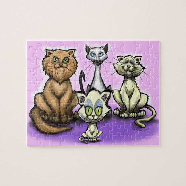 Cats Puzzle Pussel (Horisontell)