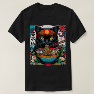 Cats Ra Noodle jape Kawaii Cat T Shirt