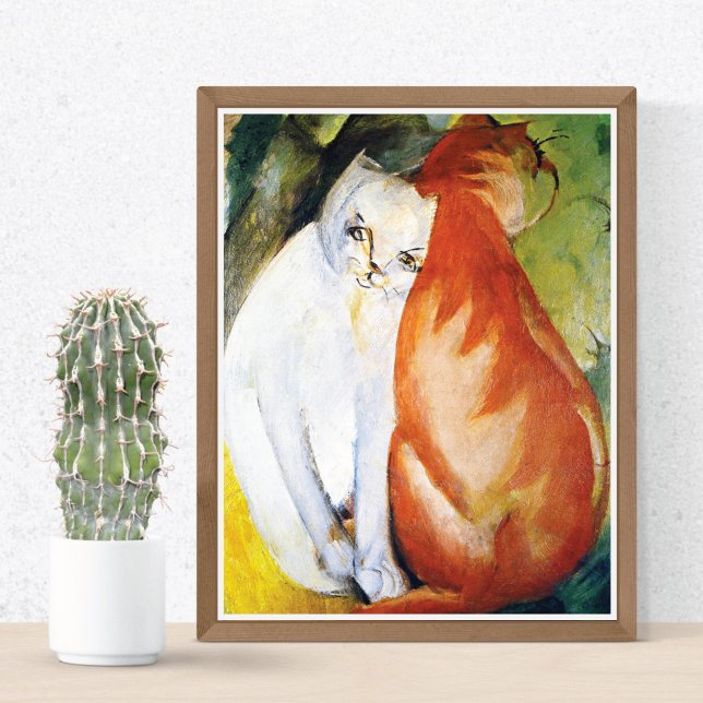 Cats Red White Franz Marc Poster (Skapare uppladdad)