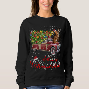 Cats Rides Red Lastbil jul Pajama T Shirt