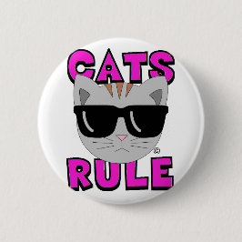 CATS RULE Original Cat Lover Knapp