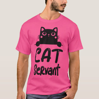 Cats Service Funny Motif Cat Owners T Shirt