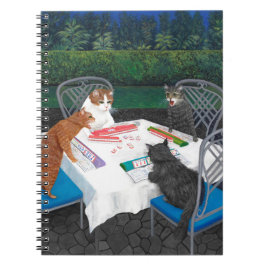 Cats Spelning Mahjong Anteckningsbok