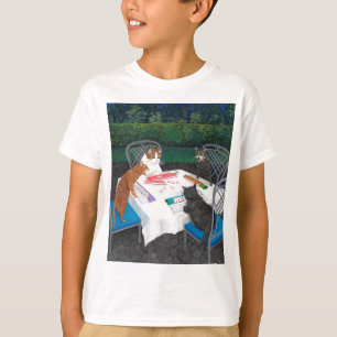 Cats Spelning Mahjong Tee