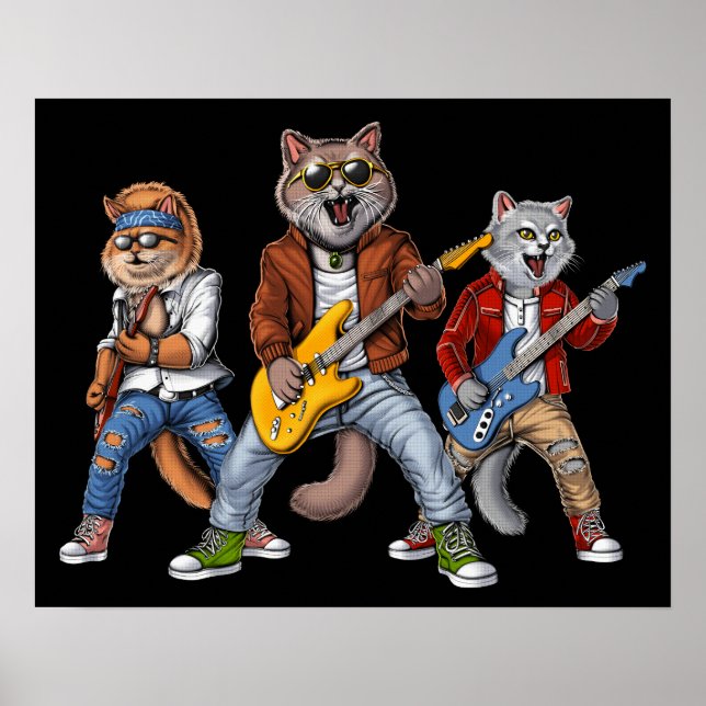 Cats Sten Musician Poster (Framsidan)