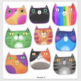 Cats Sticker Klistermärken