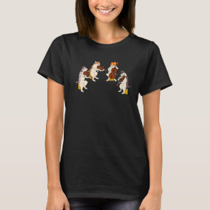 Cats String Quartet Violin Viola Cello Musician Ca T Shirt