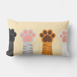 Cats tassar up lumbarkudde