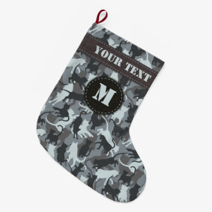 Cats Urban Camouflage Stor Julstrumpa