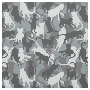 Cats Urban Camouflage Tyg