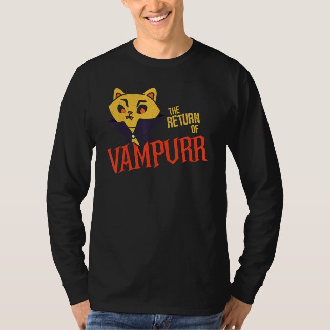 Cats vampire  Vampurr T Shirt (Framsida)