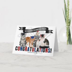 CATS Vet Tech RVT Student Grattisar Kort