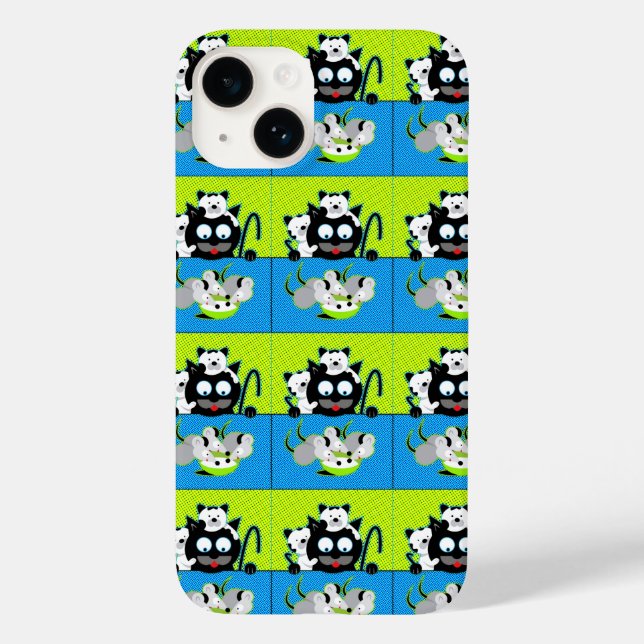 Cats vs. Mice Phone Case (Baksida)