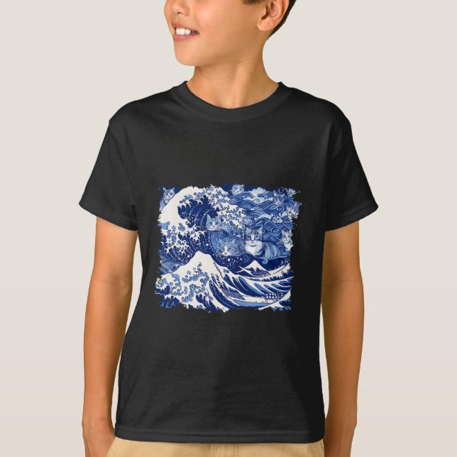 Cats Wave for Kamala Funny Cat Lovers Kamala Harri T Shirt (Framsida)