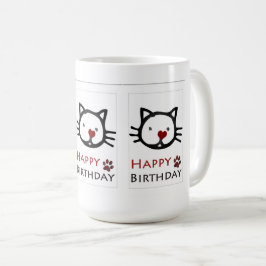 Cats White Cat Tassar Kaffemugg