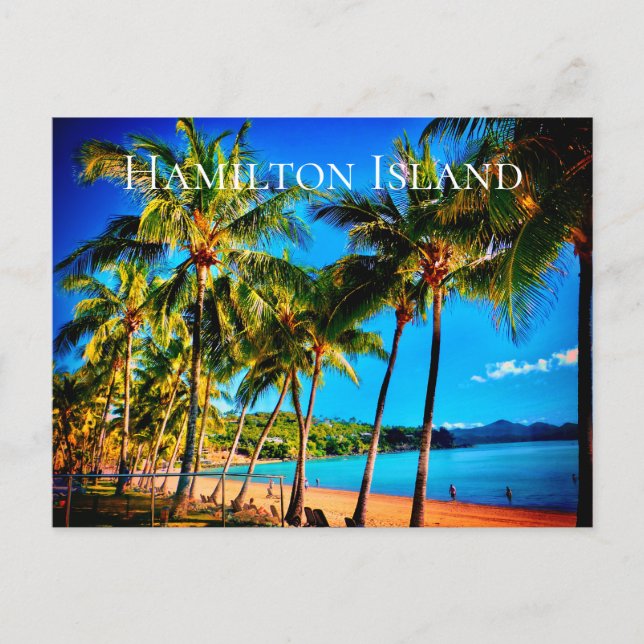 Catseye Beach, Hamilton Island, Queensland Vykort (Framsida)