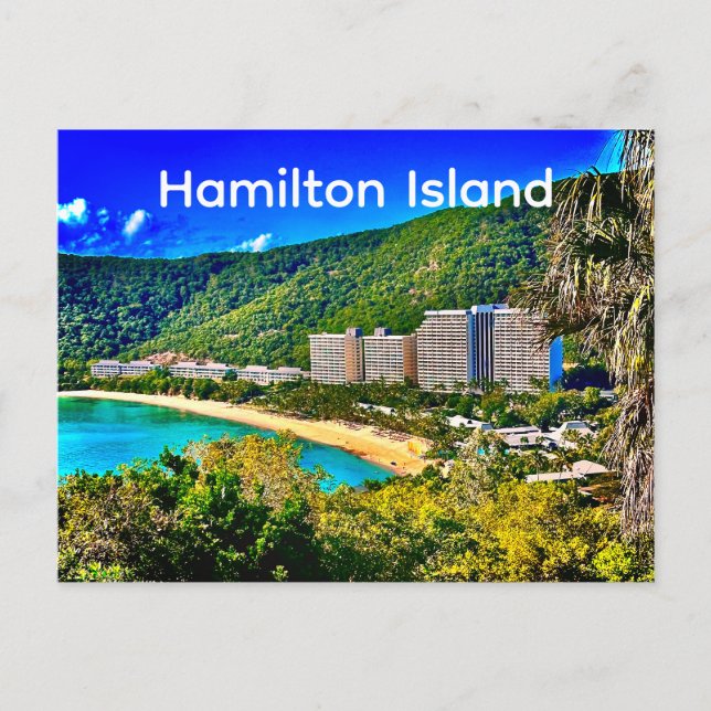 Catseye Beach, Hamilton Island, Queensland Vykort (Framsida)