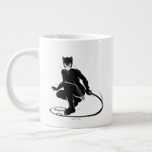 Catshe Bläck Brush Pose Jumbo Mugg