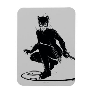 Catshe Bläck Brush Pose Magnet
