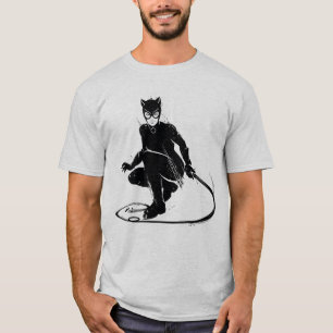 Catshe Bläck Brush Pose T Shirt