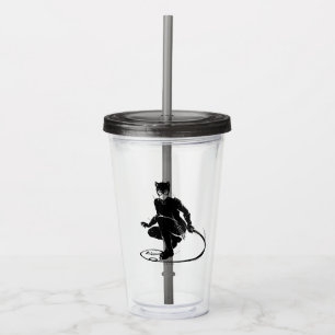 Catshe Bläck Brush Pose Take Away Mugg