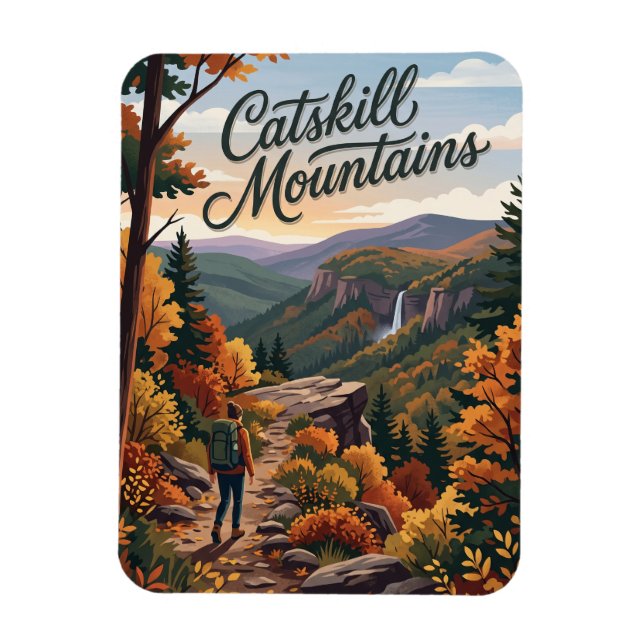 Catskill Mountains New York Magnet (Vertikal)