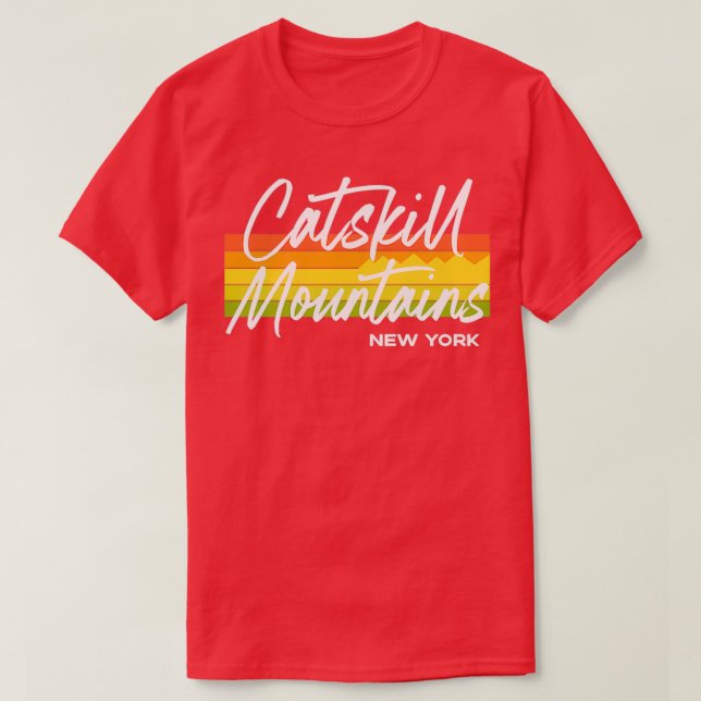 Catskill Mountains New York T Shirt (Design framsida)