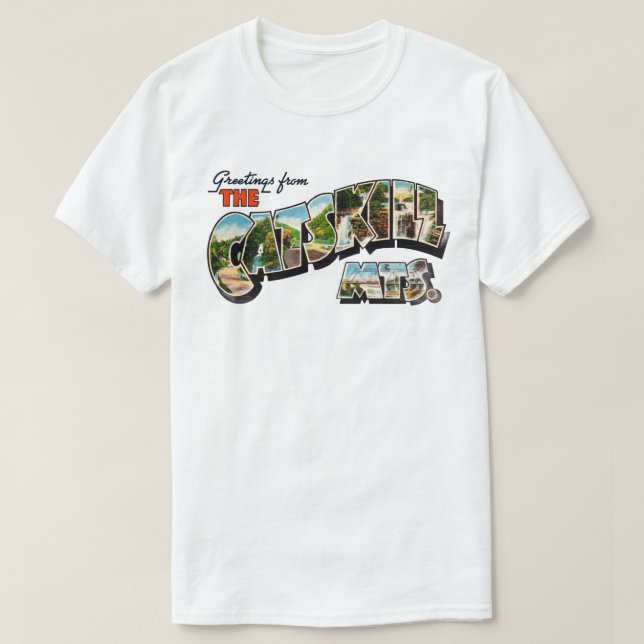 Catskill Mtns Välkomst T Shirt (Design framsida)