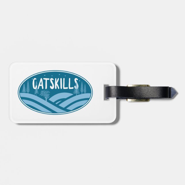 Catskills New York Friluftsliv Bagagebricka (Baksida Vågrät)