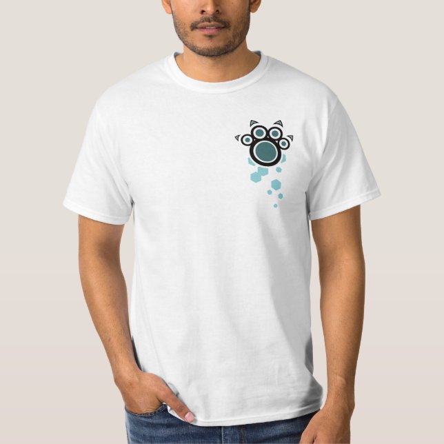 catsnowboardpaw_2 t-shirt (Framsida)