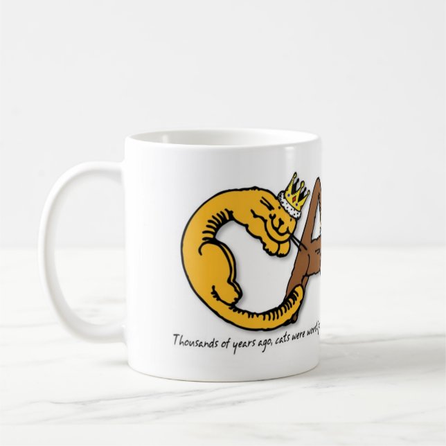 CatsRuleMug2 Kaffemugg (Vänster)