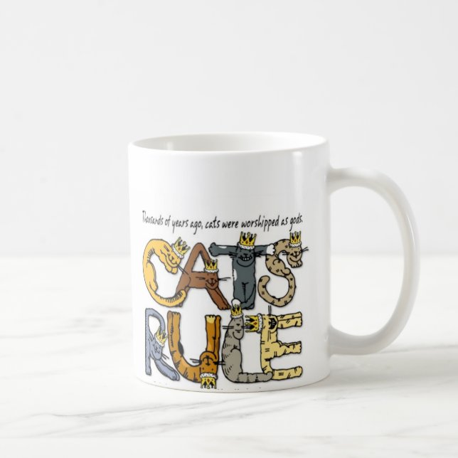 CatsRuleMug Kaffemugg (Höger)