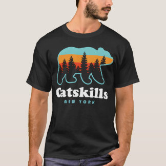 Catss Ny Bear Mountains Camping Hiking New girl T Shirt