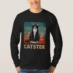 Catster Cat Gangster Costume Cat Pappa Gangster Ca T Shirt
