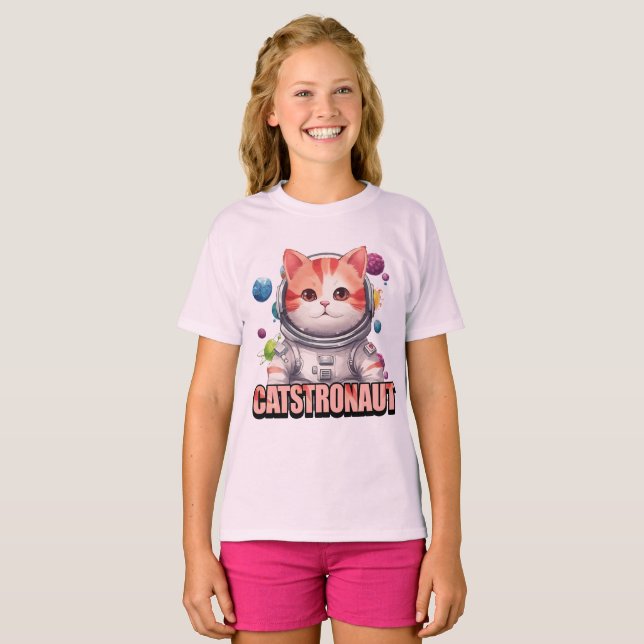 Catstronaut T Shirt (Hel framsida)