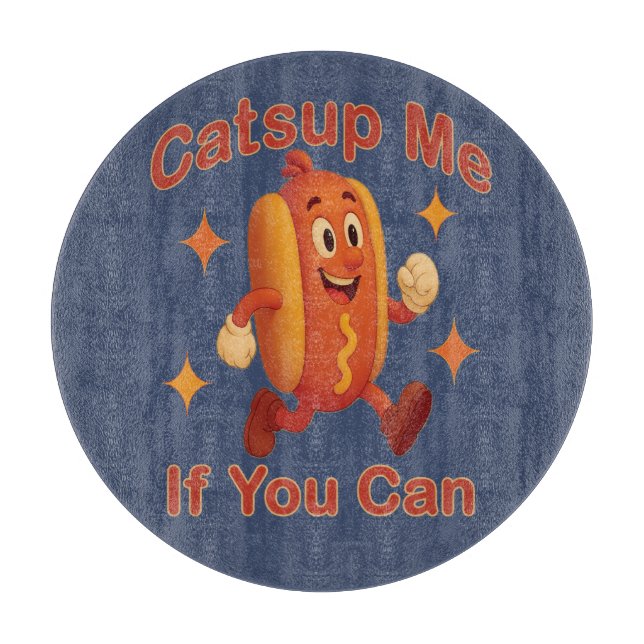 Catsup Me If You Can Rolig Hot Dog – Ketchup Skämt (Framsidan)