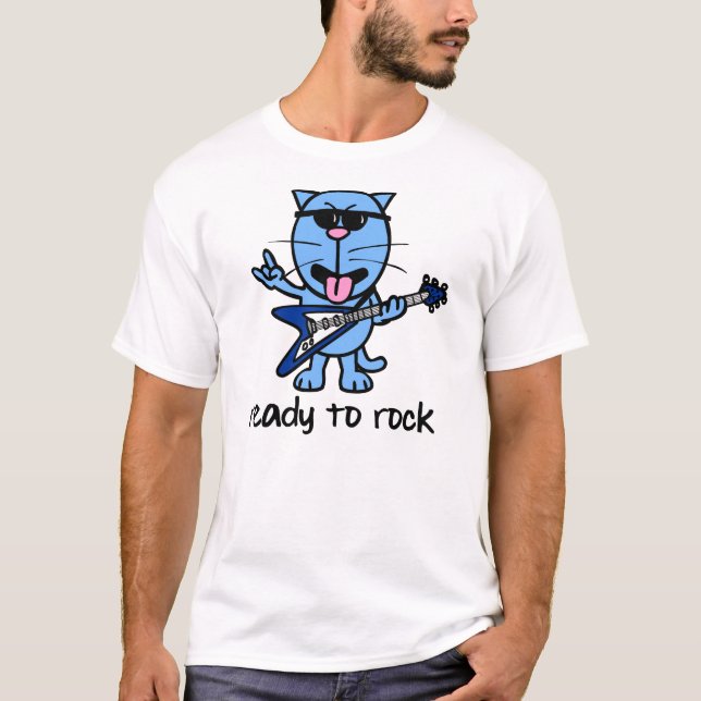 Catt rockstjärnaT-tröja T-shirt (Framsida)